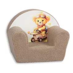 Mama Kiddies® prémiové detské kreslo - Sherpa Bear