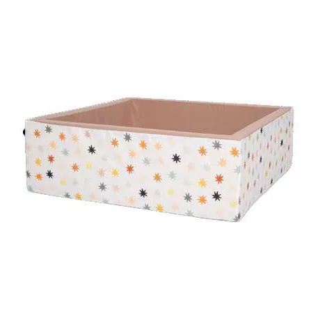 Mama Kiddies® štvorcový suchý detský bazén - Color Stars
