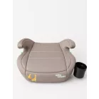 Mama Kiddies® i-Size HappyRide podsedák (125–150 cm) s ISOFIX upevnením v béžovej farbe s motívom žirafy – DARČEK držiak na pohár