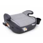 Mama Kiddies® i-Size HappyRide podsedák (125–150 cm) s ISOFIX upevnením v sivej farbe s motívom sloníka – DARČEK držiak na pohár