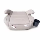 Mama Kiddies® i-Size HappyRide podsedák (125–150 cm) v béžovej farbe s motívom poníka – DARČEK držiak na pohár