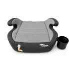Mama Kiddies® i-Size HappyRide podsedák (125–150 cm) v sivej farbe s motívom žirafieho mláďaťa – DARČEK držiak na pohár