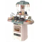 62 cm vysoká Home Kitchen detská kuchynská súprava s 29 doplnkami v olivovej farbe