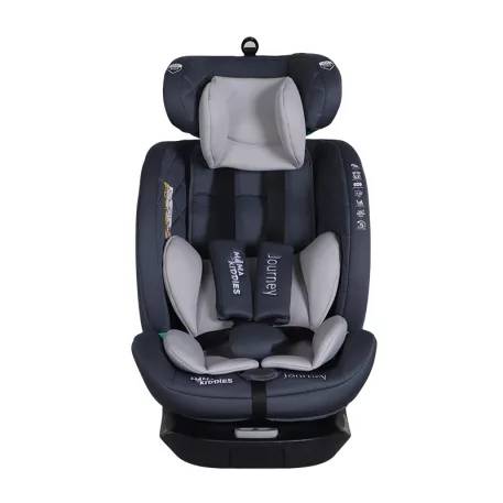 Mama Kiddies® Journey i-Size autosedačka 40–150 cm, ISOFIX, 360° + Top Tether – sivá + darček