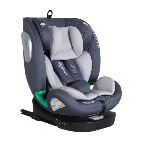 Mama Kiddies® Journey i-Size autosedačka 40–150 cm, ISOFIX, 360° + Top Tether – sivá + darček