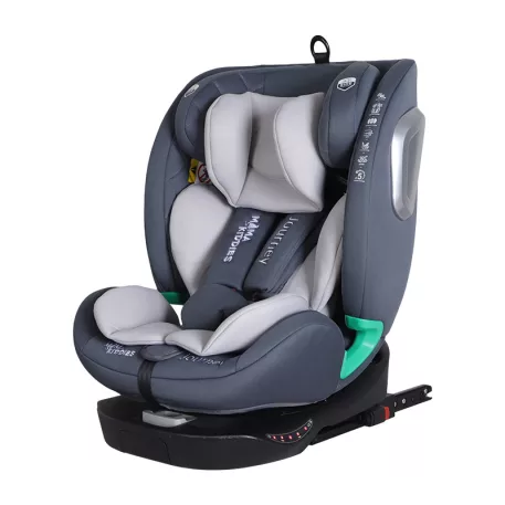 Mama Kiddies® Journey i-Size autosedačka 40–150 cm, ISOFIX, 360° + Top Tether – sivá + darček