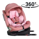 Mama Kiddies® Journey i-Size autosedačka 40–150 cm, ISOFIX, 360° + Top Tether – ružová + darček