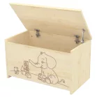 Úložný box na hračky so sloníkom – javorový