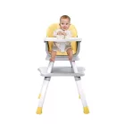 Mama Kiddies® Denver 6v1 multifunkčná jedálenská stolička žltá so sadou hračiek ako darček