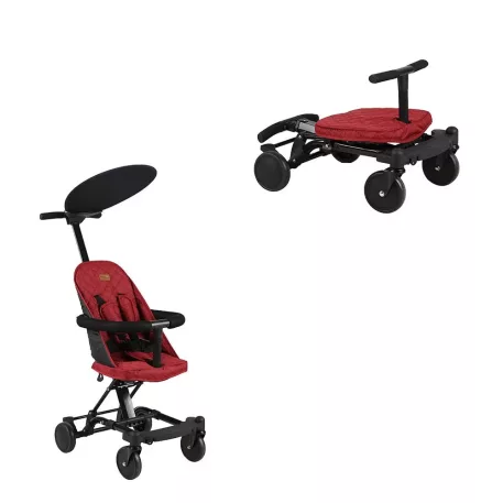 Detský športový kočík transformovateľný Mama Kiddies Neo v červenej farbe