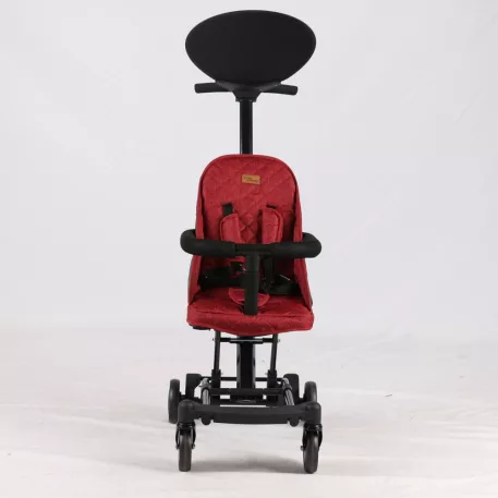 Detský športový kočík transformovateľný Mama Kiddies Neo v červenej farbe
