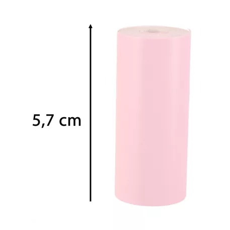 3 ks farebných papierových roliek pre mini termálnu tlačiareň 5,7 cm x 3 m