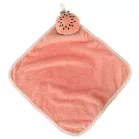 Detská osuška na ruky 30x30cm ružová - melón 