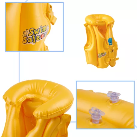 Bestway Swim Safe nafukovacia detská plávacia vesta – 51 × 46 cm