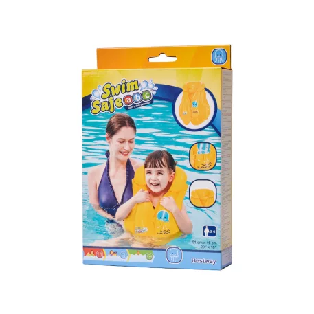 Bestway Swim Safe nafukovacia detská plávacia vesta – 51 × 46 cm