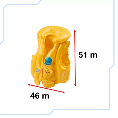 Bestway Swim Safe nafukovacia detská plávacia vesta – 51 × 46 cm