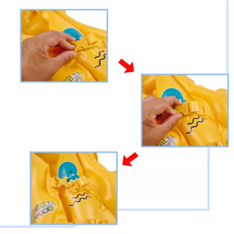Bestway Swim Safe nafukovacia detská plávacia vesta – 51 × 46 cm