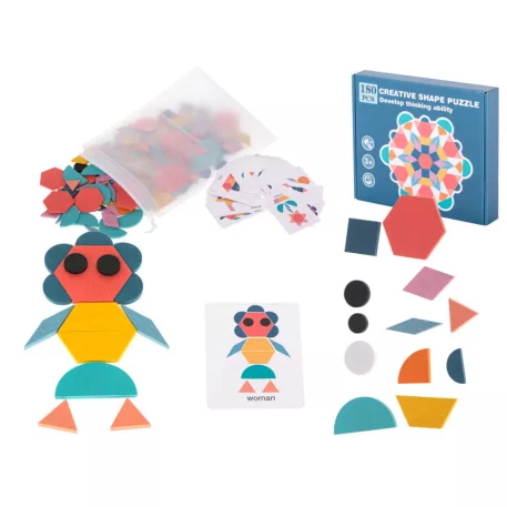 Drevené puzzle zo 180 dielikov