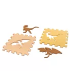 36-dielna podložka na hranie s dinosaurami