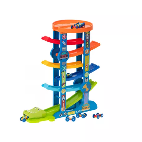 7-úrovňová pretekárska dráha Snake Slide