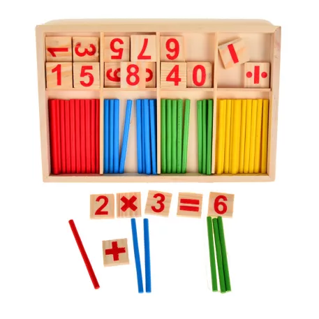 74 dielna logická matematická hra v drevenej krabici