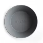Mushie okrúhla miska 2 ks . smoke