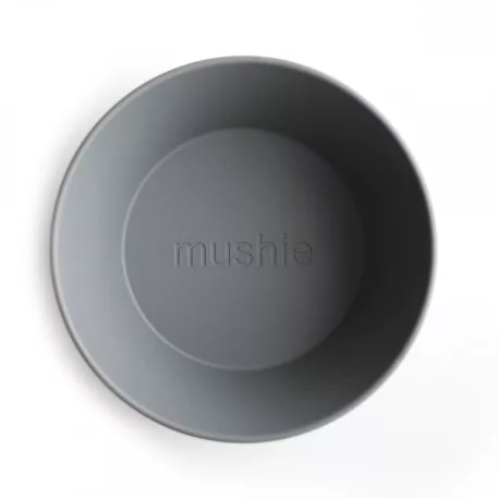 Mushie okrúhla miska 2 ks . smoke