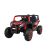 Buggy UTV 2000M Racing Four Motor Electric SUV v červeno - čiernej farbe s rodičom diaľkovým ovládačom s koženým sedadlom - 180W