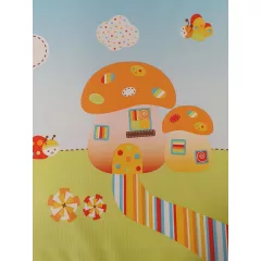   Prebaľovacia podložka 70 x 66 cm pre 106 cm široký prebaľovací stôl - dievčenská