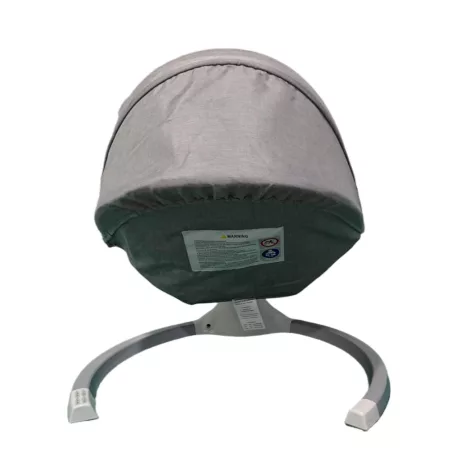 Mama Kiddies® prémiová 2-v-1 elektrická hojdačka a lehátko s diaľkovým ovládaním v sivej farbe + darčeky