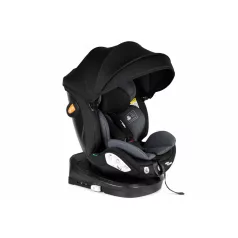   ISOFIX-ová autosedačka Mama Kiddies® Turbo Wings otočná o 360° (40 – 150 cm) v tmavo-sivej farbe + darček – opierka chrbtice, slnečná clona