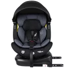 Mama Kiddies® Turbo Wings i-Size otočná autosedačka 40–150 cm, ISOFIX, 360°, Top Tether – tmavosivá + darček