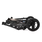 Mama Kiddies® Evening Star 4v1 Black Edition multifunkčný kočík s príslušenstvom v béžovo-hnedej farbe s ISOFIX základňou + darček