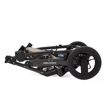 Mama Kiddies® Evening Star 4v1 Black Edition multifunkčný kočík s príslušenstvom v béžovo-hnedej farbe s ISOFIX základňou + darček