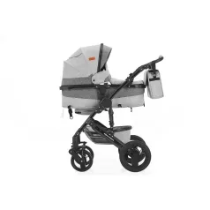   Mama Kiddies® Evening Star 4v1 Black Edition multifunkčný kočík s príslušenstvom v sivej farbe s ISOFIX základňou + darček