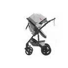 Mama Kiddies® Evening Star 4v1 Black Edition multifunkčný kočík s príslušenstvom v sivej farbe s ISOFIX základňou + darček