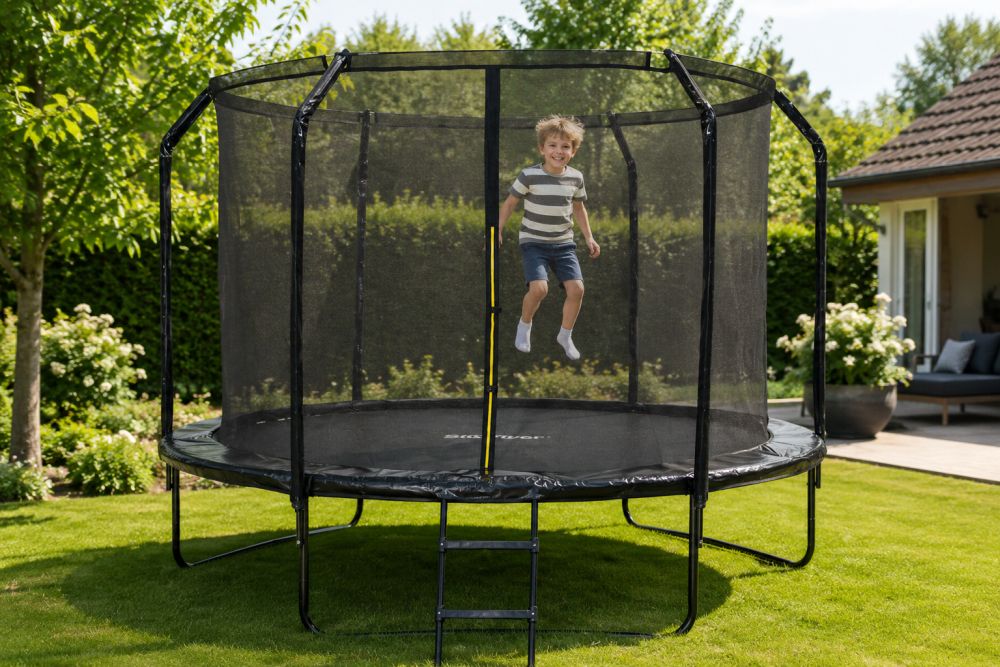 Záhradná trampolína pre deti – zábava, pohyb a bezpečnosť v jednom