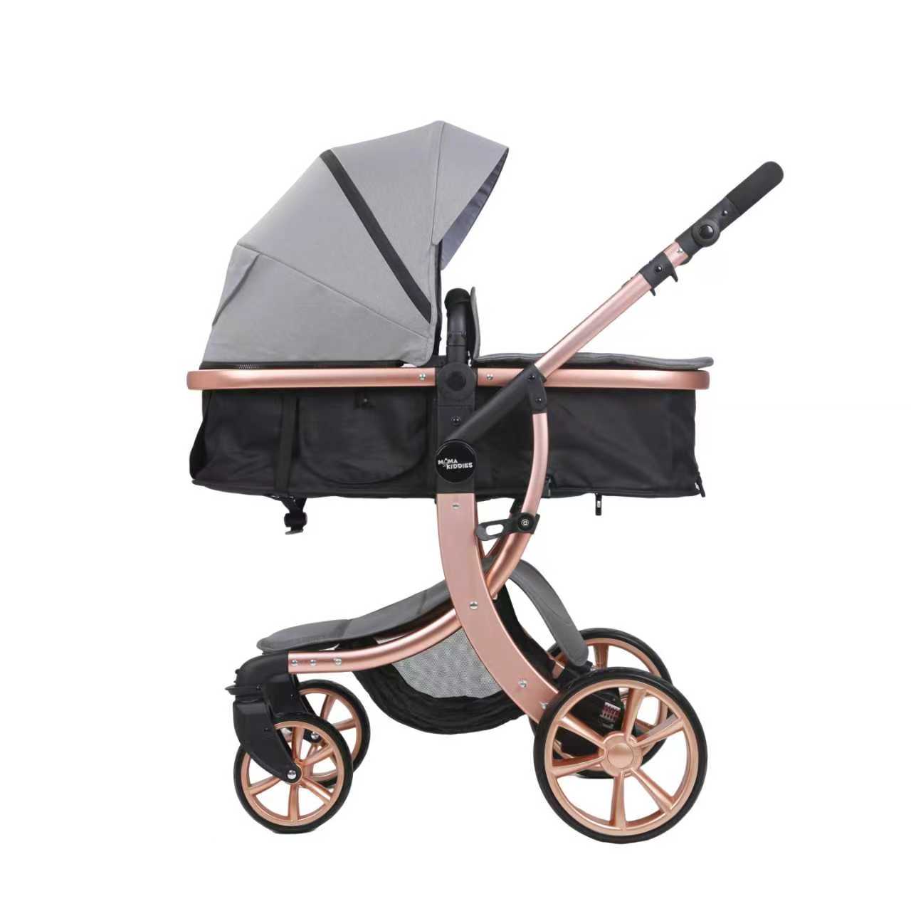 Mama Kiddies® Sun ELITE Grey priestranná hlboká vanička