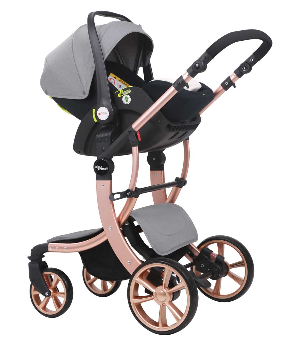 Mama Kiddies® Sun ELITE Grey autosedačka na ráme