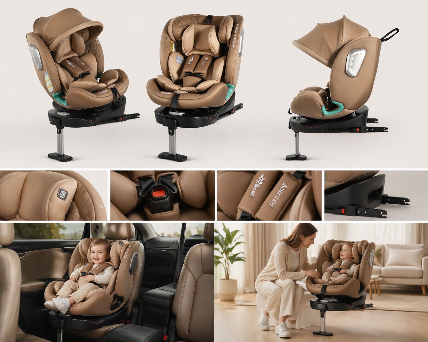 Mama Kiddies® Journey Extra i-Size autosedačka s ISOFIX-om a podpernou nohou